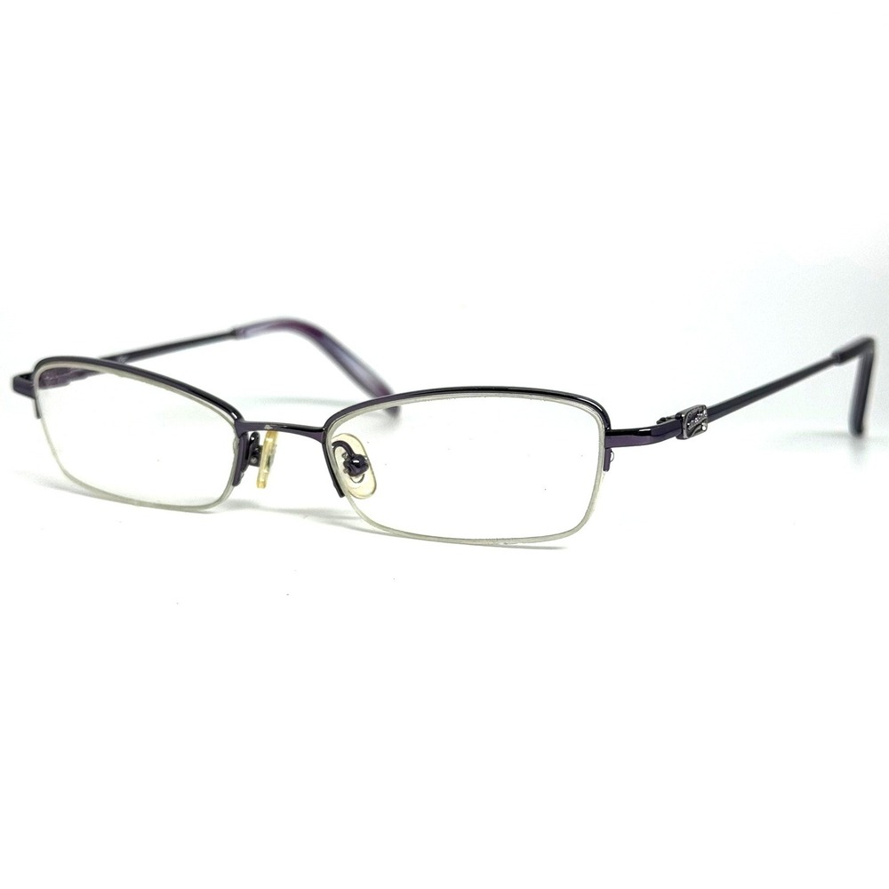 Candies C Bella PUR Purple Semi Rimless Eyeglasses Frames 48-17-135